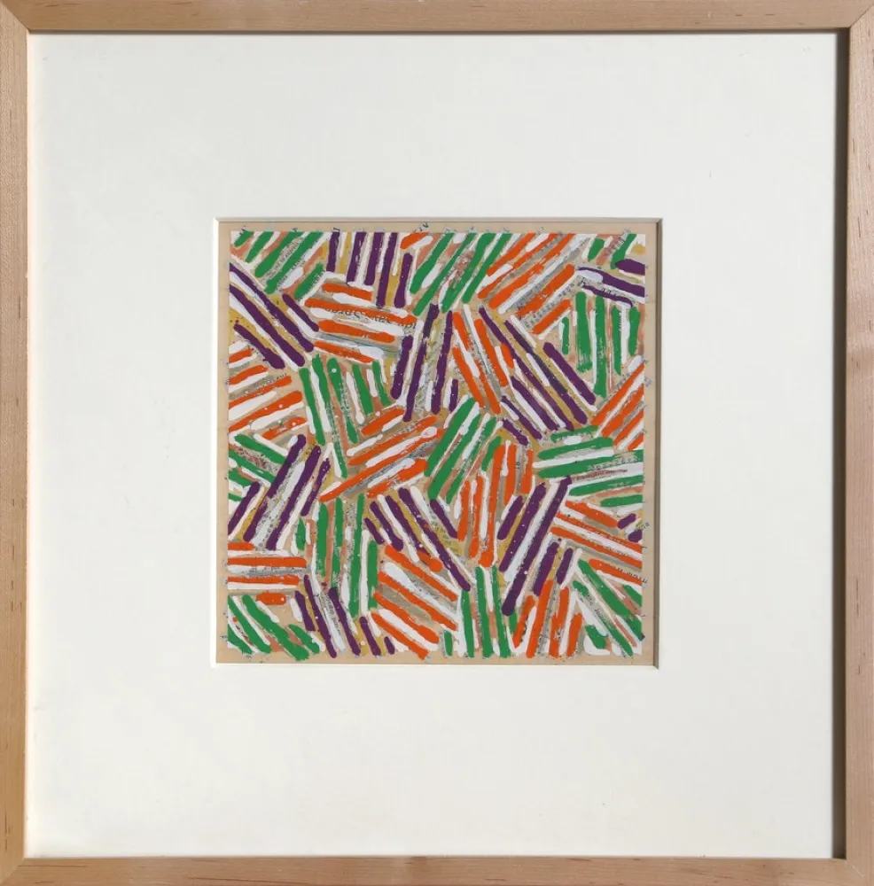 Сериграфия Johns - Crosshatch