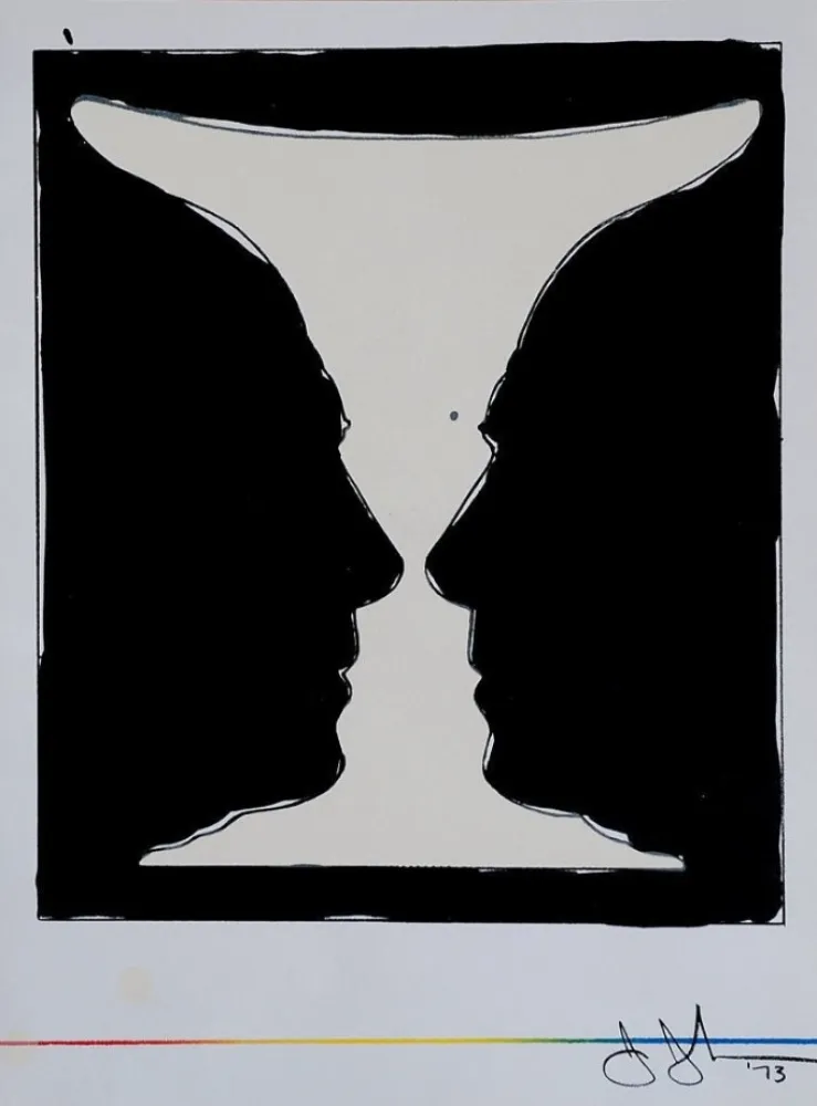 Литография Johns - Cup two Picasso