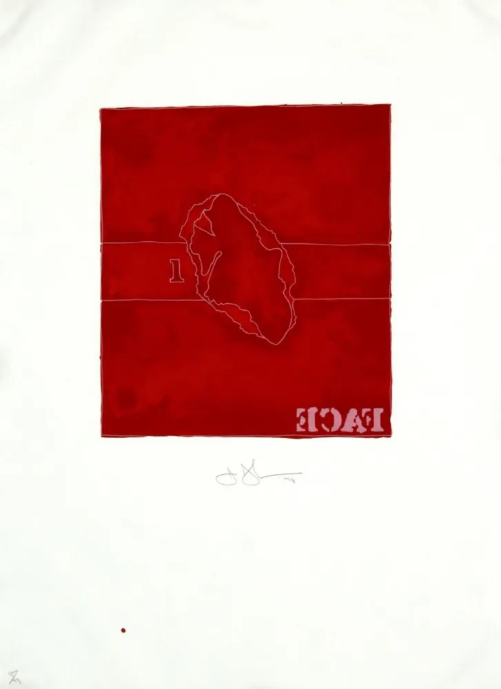 Литография Johns - Face