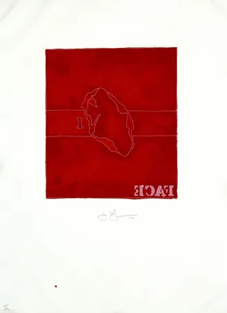 Литография Johns - Face