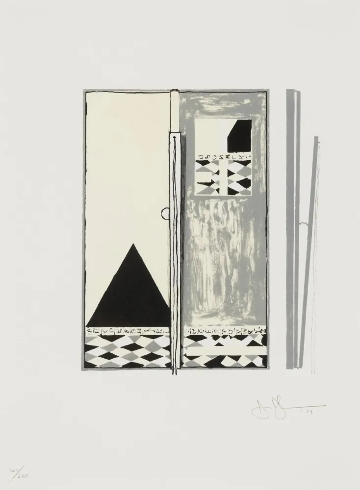 Литография Johns - Pyre 2