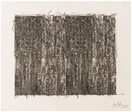 Сериграфия Johns - Two Flags