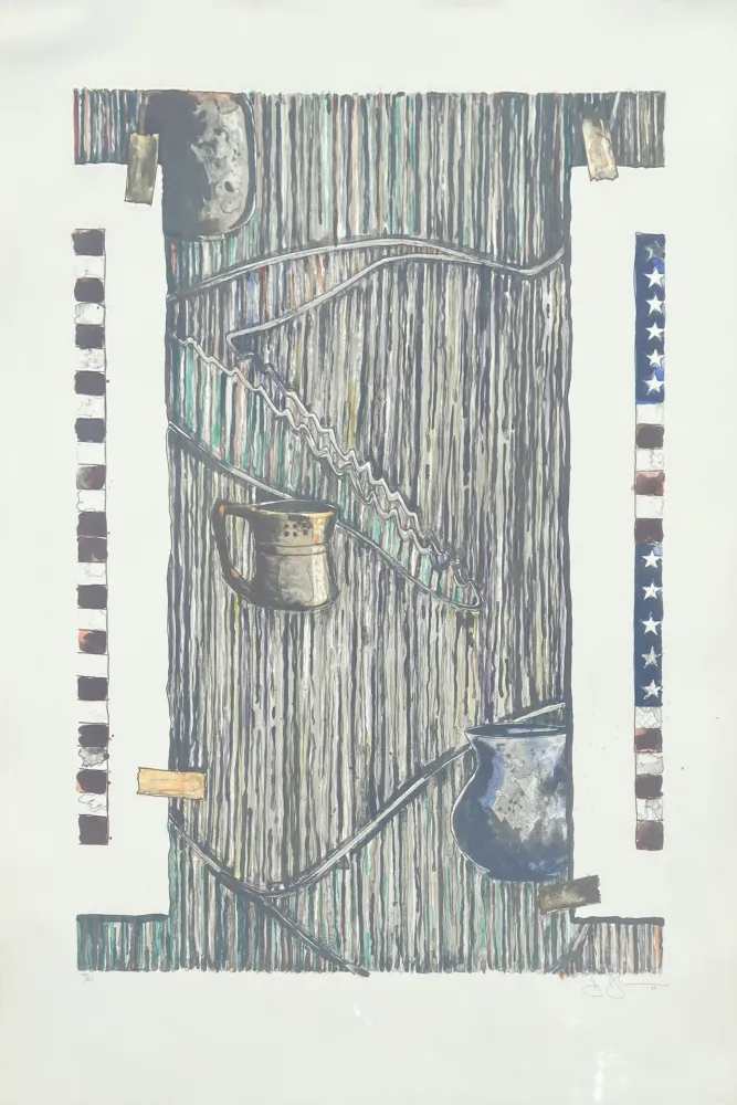 Литография Johns - Ventriloquist