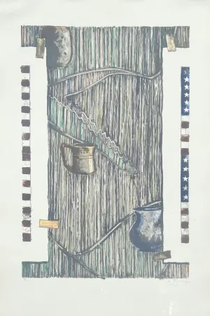 Литография Johns - Ventriloquist