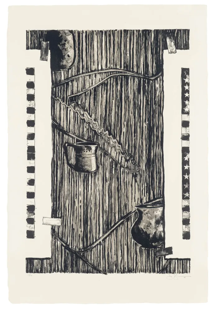 Литография Johns - Ventriloquist