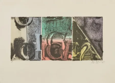 Литография Johns - Voice 2