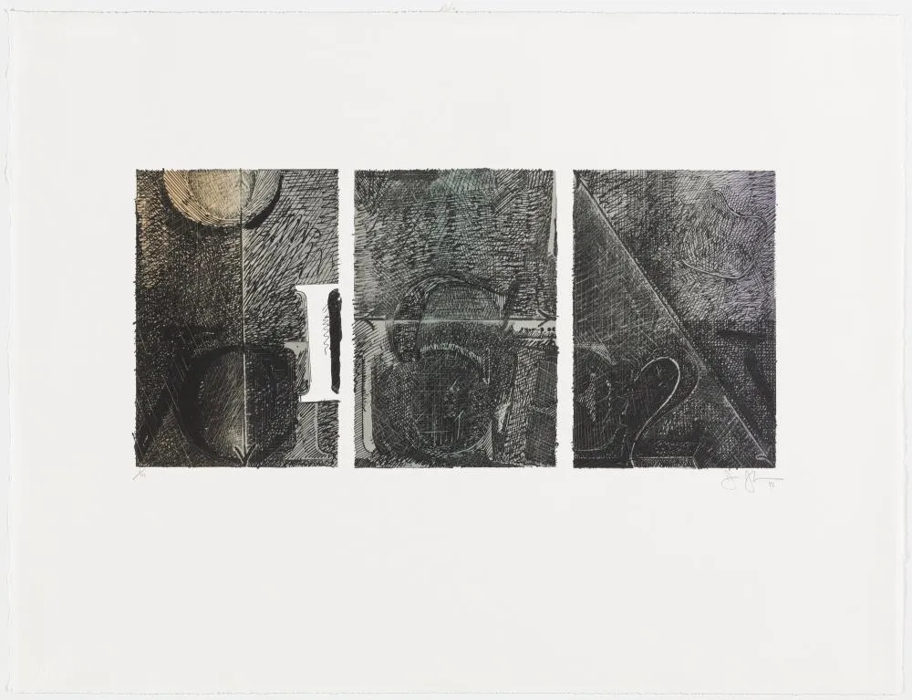 Литография Johns - Voice 2