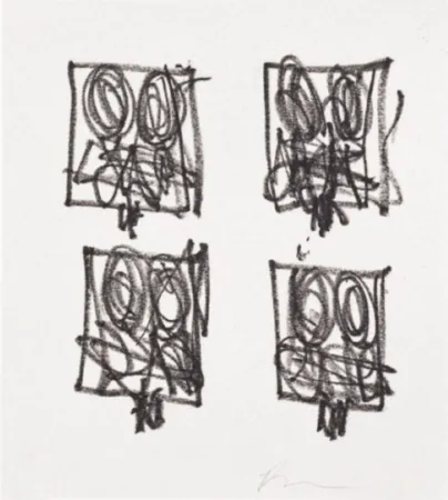 Гравюра Johnson - Untitled (Anxious Man)