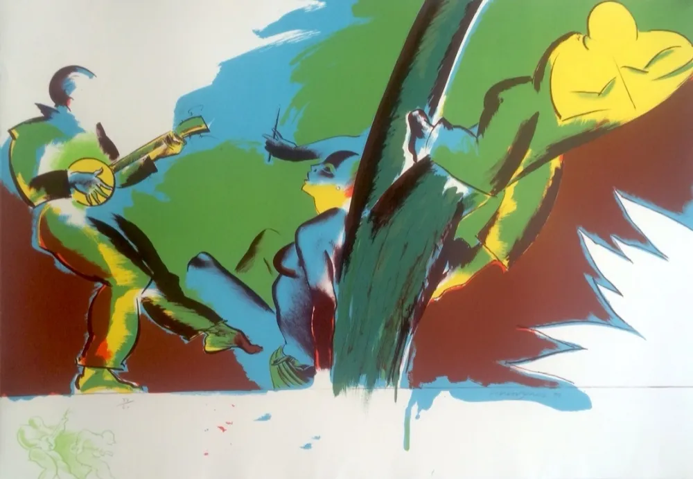 Литография Jones - Sans titre