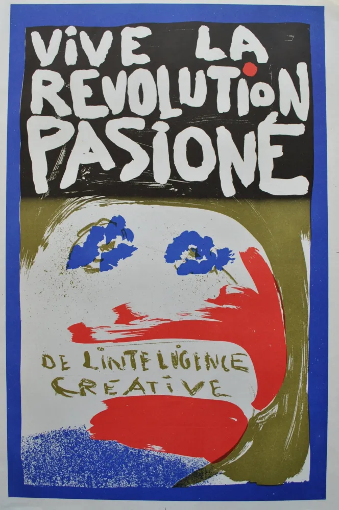 Иллюстрированная Книга Jorn - Affiche originale d'époque