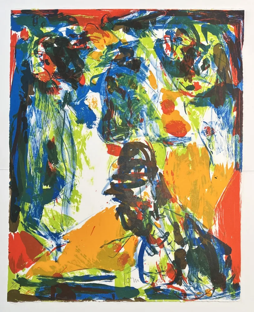 Литография Jorn - Asger Jorn (1914–1973) - Coloured lithograph on paper - 1969