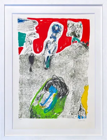 Литография Jorn - Asger Jorn (1914–1973) – La Vallée des charme – 8-colour lithography – 1969