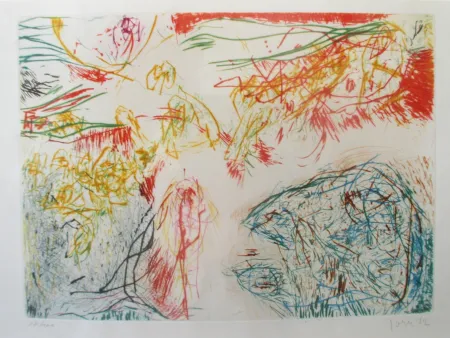 Гравюра Jorn - Confrontation sans Front