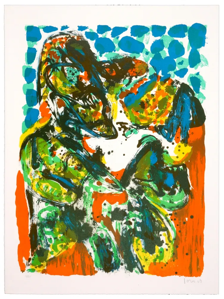 Литография Jorn - Confusion diplomatique