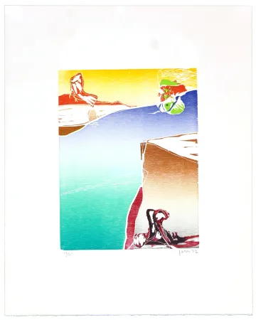 Гравюра На Дереве Jorn - Dans le sillage d’if aube