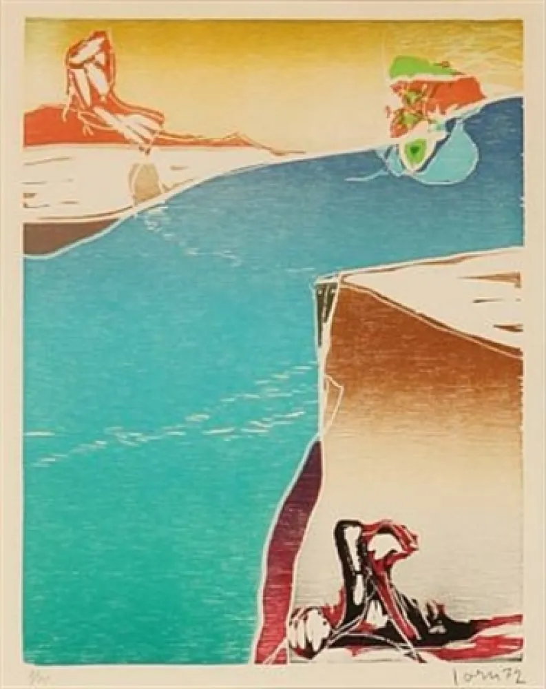 Гравюра На Дереве Jorn - Dans le sillage d'If-Aube