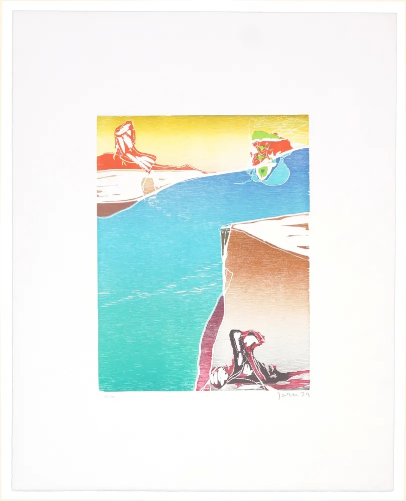 Гравюра Jorn - Dans le sillage d'if aube