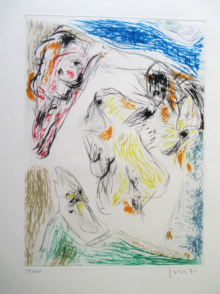 Гравюра Jorn - Euclide coincé