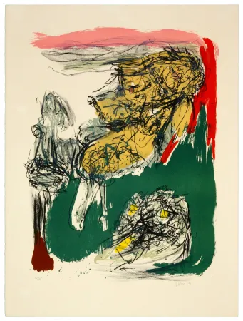 Литография Jorn - Grand déménagement