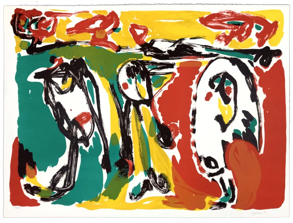 Литография Jorn - Hautes Pyréenées