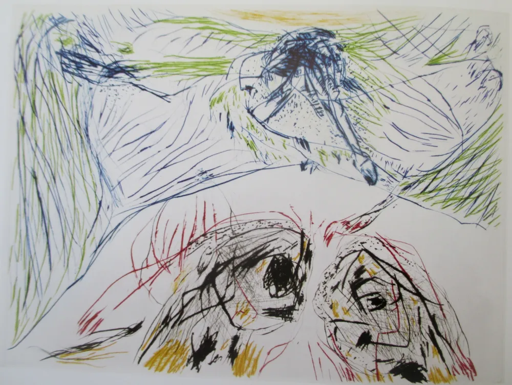 Гравюра Jorn - Hibou Sortilege