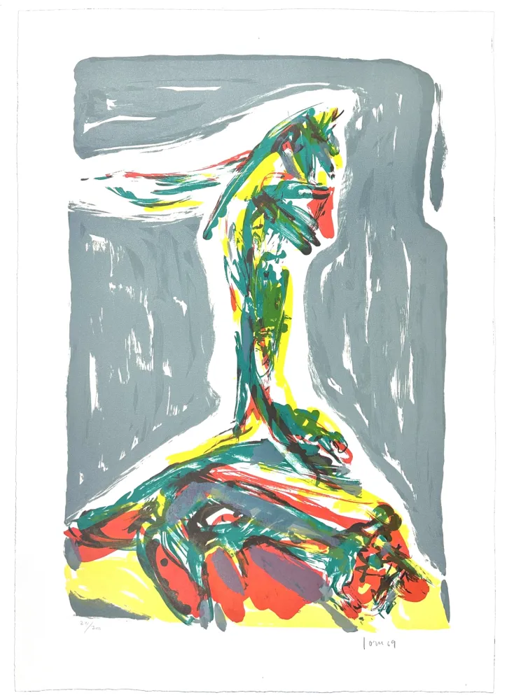 Литография Jorn - Jubilation Larmoyennageuse