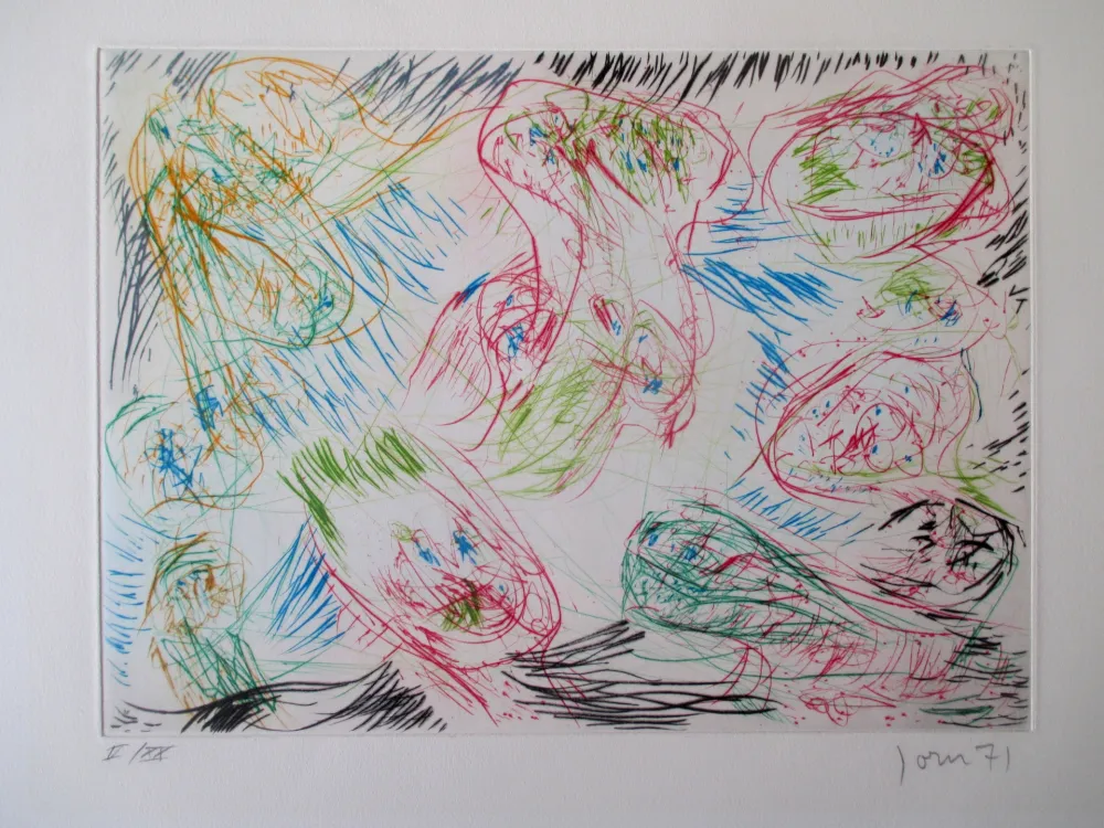 Гравюра Jorn - La sortie joyeuse