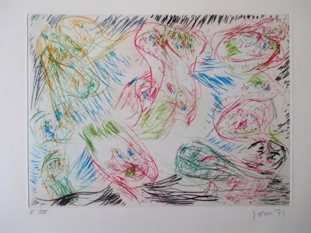 Гравюра Jorn - La sortie joyeuse