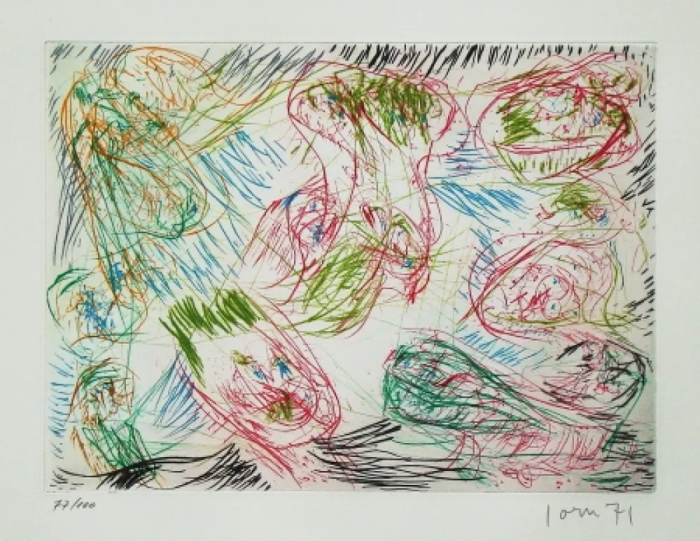 Офорт И Аквитанта Jorn - La sortie joyeuse