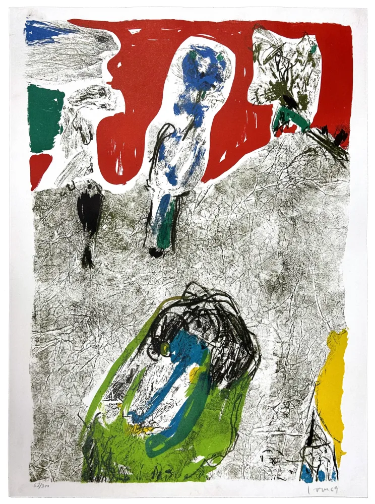 Литография Jorn - La vallée de Charme