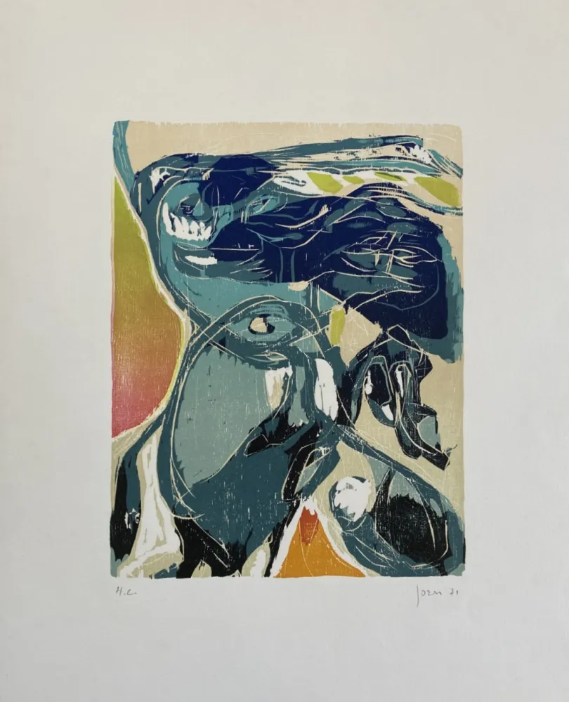 Гравюра На Дереве Jorn - Message essoristique