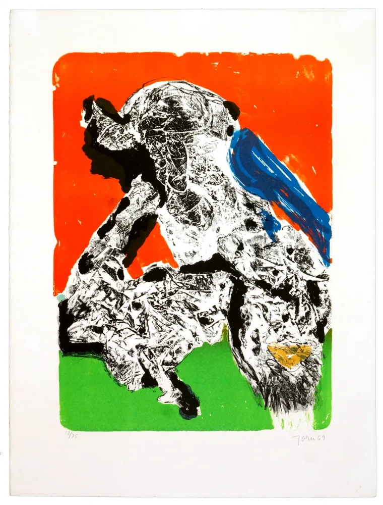 Литография Jorn - Provocation ratée