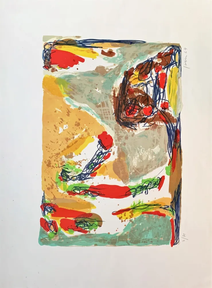 Литография Jorn - Sans titre 