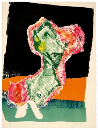 Литография Jorn - Sur le Pont d'Or