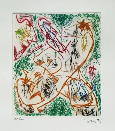 Офорт И Аквитанта Jorn - Tarotaumagie offusquée