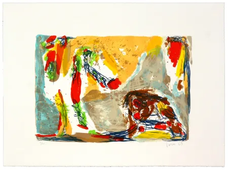 Литография Jorn - Trop tôt