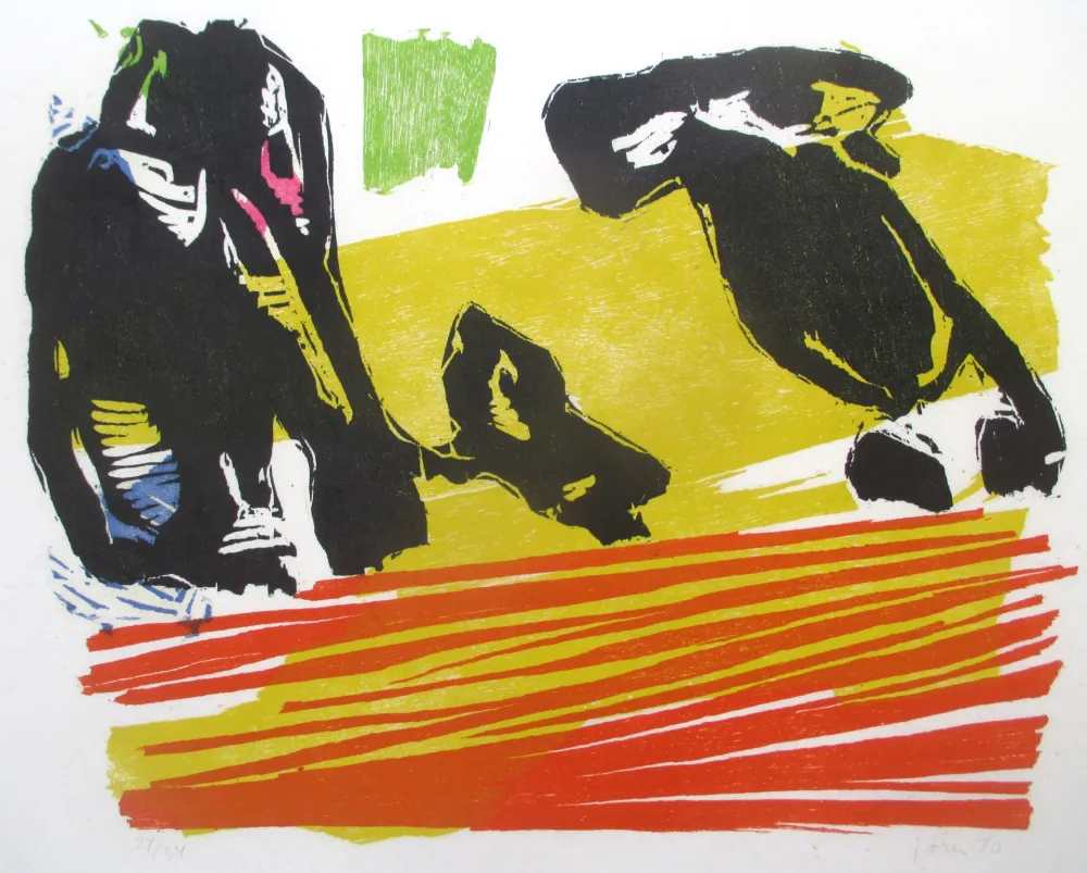 Гравюра На Дереве Jorn - Ursprung der Familie