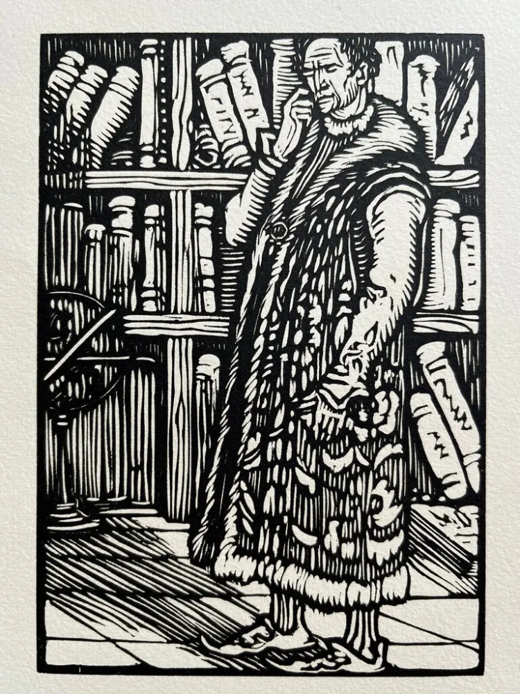 Гравюра На Дереве Jou - Le Carton aux Estampes