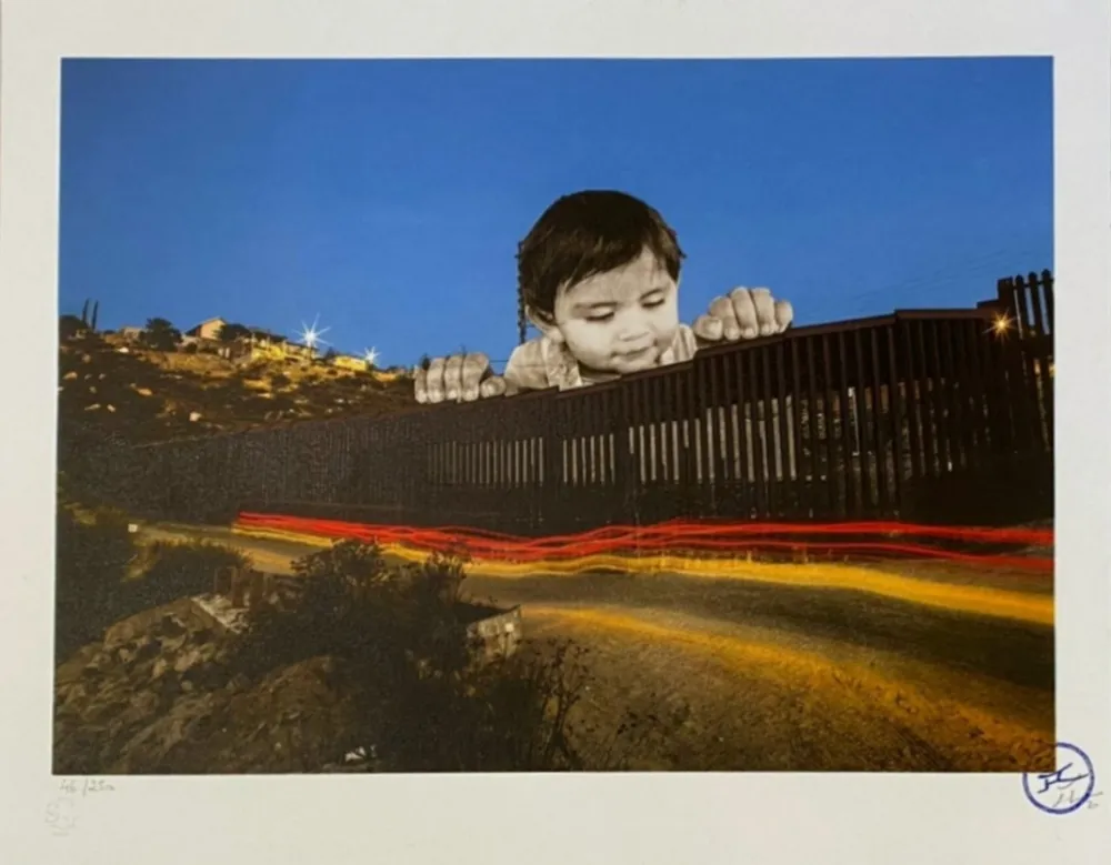 Литография Jr - Giants, Kikito, September 6, 2017, 7.27 p.m., Tecate, Mexico - U.S.A.