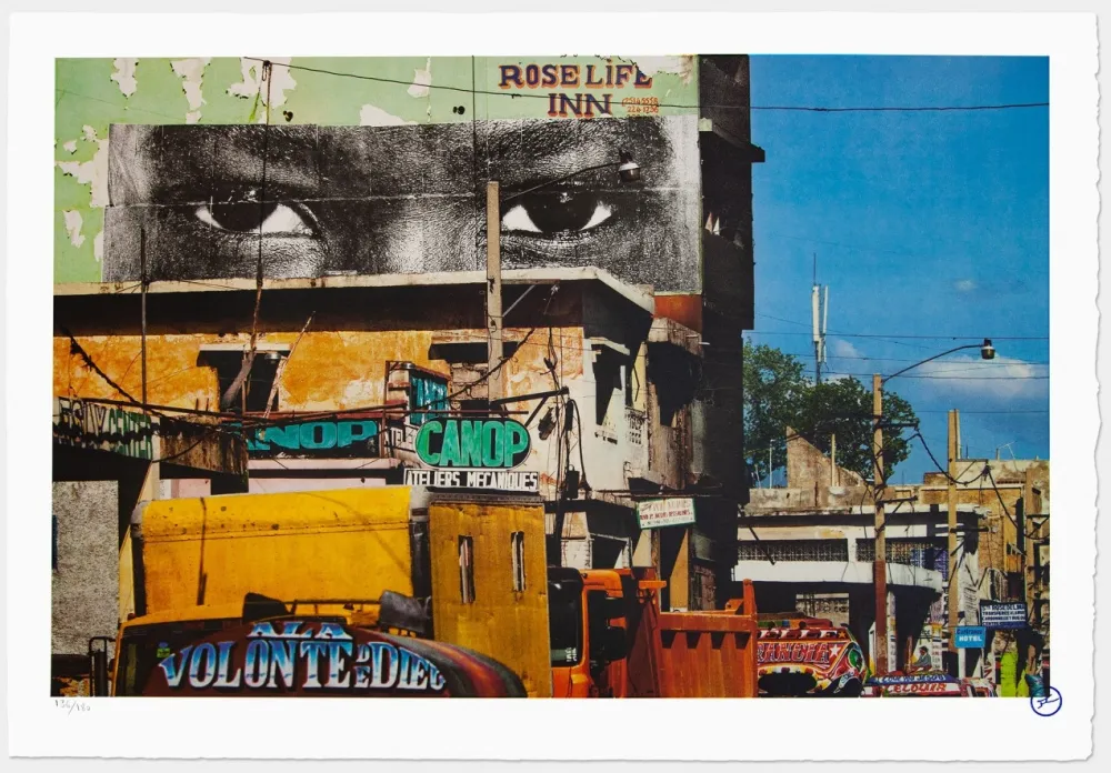 Литография Jr - Inside Out, Haiti, 2012