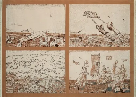 Многоэкземплярное Произведение Kabakov - The Flying #2