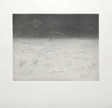 Гравюра Kaga - At the bottom of the sea
