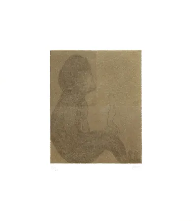 Гравюра Kaga - Four sleepers with gorilla