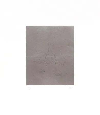 Гравюра Kaga - Four sleepers with monkeys