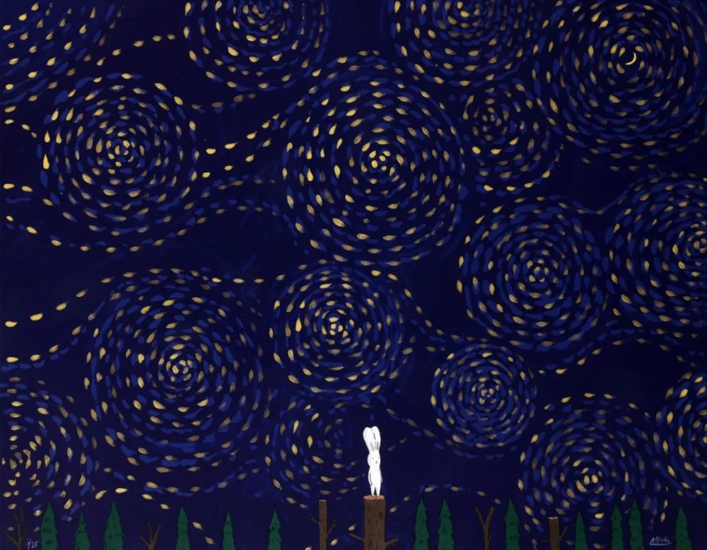 Литография Kaga - Usacchi-Crescent moon