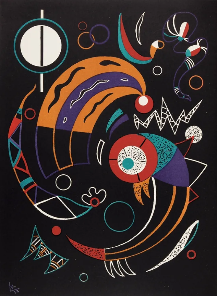 Литография Kandinsky - Comètes