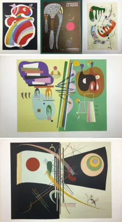 Иллюстрированная Книга Kandinsky - Derrière le Miroir n° 179 : KANDINSKY, Période Parisienne (1934-1944) avec 5 lithographies en couleurs.
