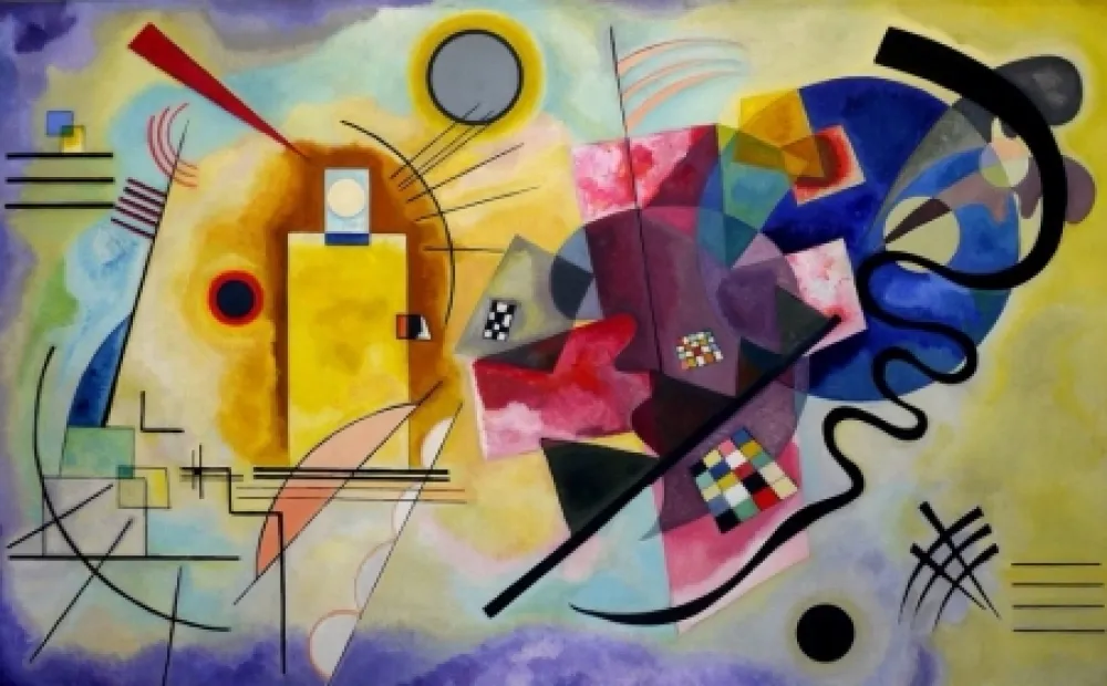 Литография Kandinsky - Jaune bleu rouge