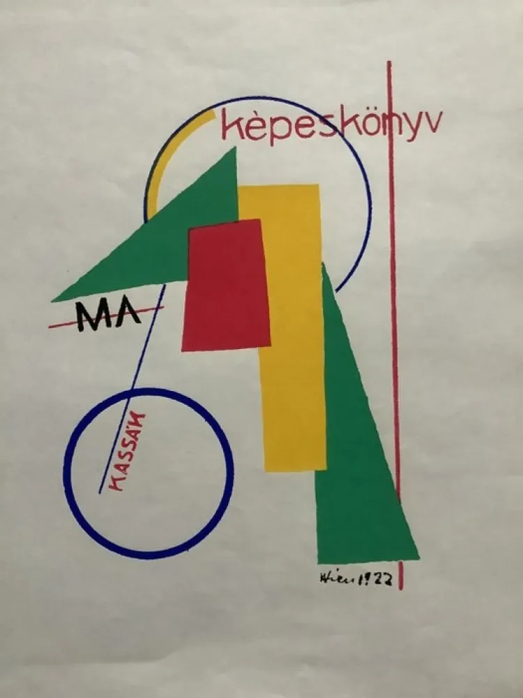 Сериграфия Kassak - Képeskönyv (