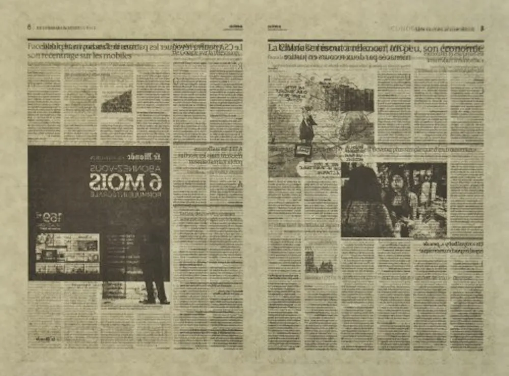 Литография Kassay - Untitled 2/7 (Le Monde)